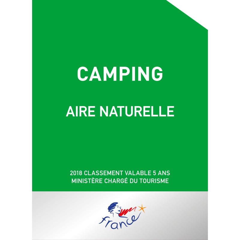 Panonceau de Classement Aire Naturelle - Panonceau de Classement Aire Naturelle -