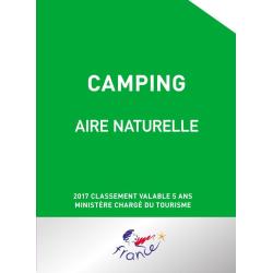 Panonceau de Classement Aire Naturelle -  