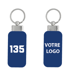 Porte Clé Dibond Double Face 6x3cm -