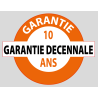 Sticker "Garantie Décennale" 15x12cm
