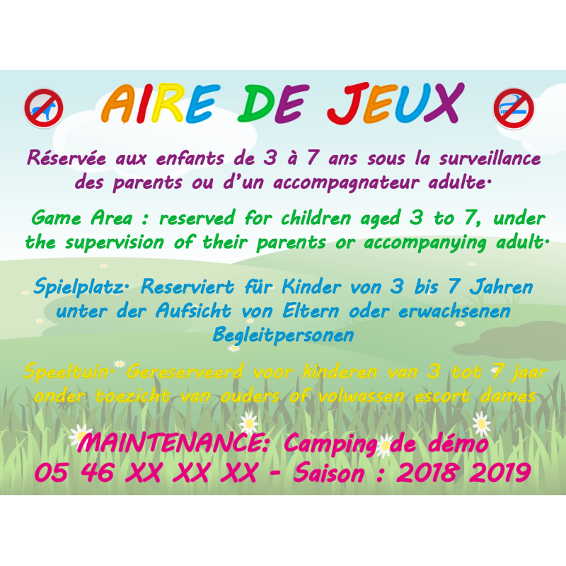 Aire de Jeux Maintenance -  