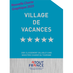Panonceau à partir de 2022 de Classement Village de Vacances -