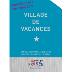 Panonceau à partir de 2025 de Classement Village de Vacances -