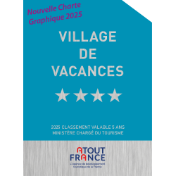 Panonceau à partir de 2025 de Classement Village de Vacances -