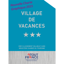 Panonceau à partir de 2022 de Classement Village de Vacances -