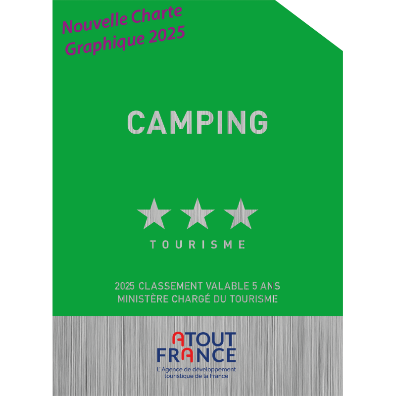 Panonceau à partir de 2022 de Classement Tourisme -