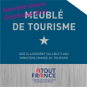 Panonceau à partir de 2022 de Classement Meublé de Tourisme -