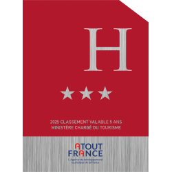 Panonceau à partir de 2022 de Classement Hôtel -