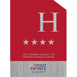 Panonceau à partir de 2025 de Classement Hôtel -