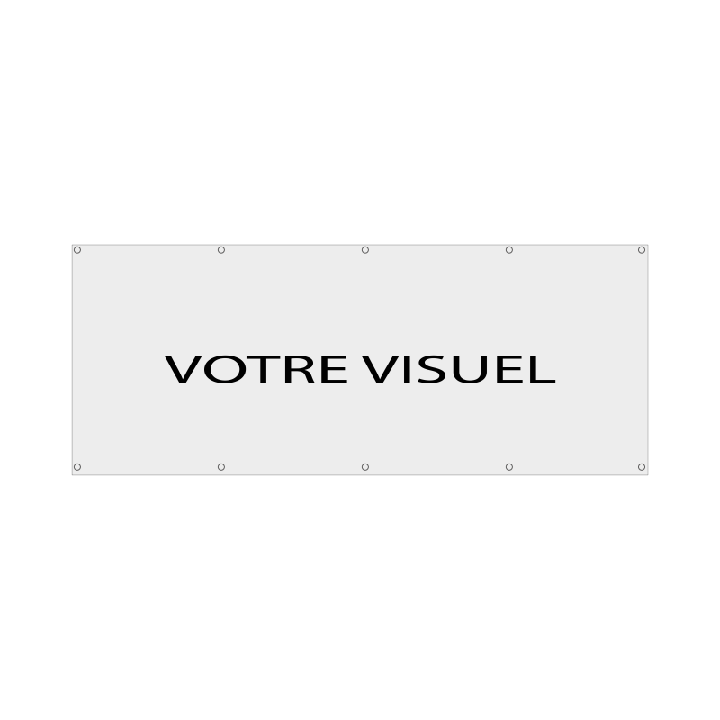 Bâche 500g 200 x 80 cm avec Oeillets -  