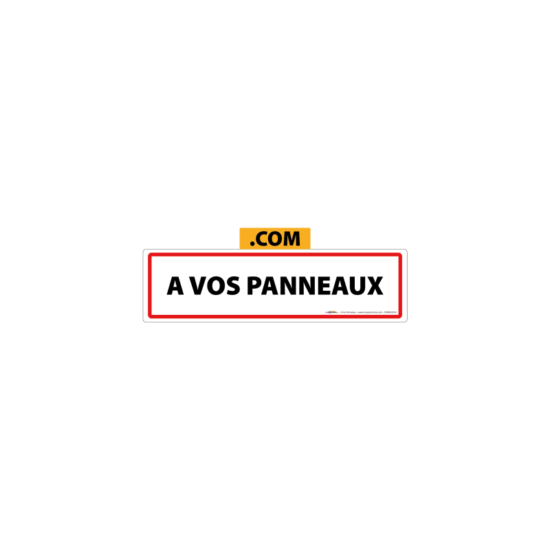 NUMERO EMPLACEMENT PVC 10mm 15x10 Ovale -