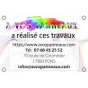Panneau Entreprise Recto 60 x 40 -  