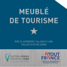 Panonceau à partir de 2025 CORSE - Classement Meublé de Tourisme -