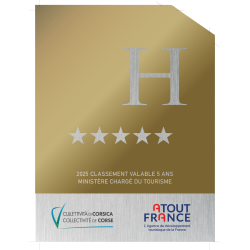 Panonceau à partir de 2025 CORSE - Classement Hôtel -