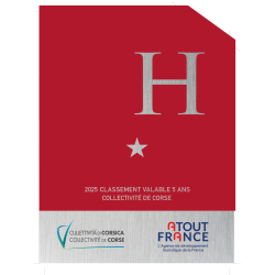 Panonceau à partir de 2025 CORSE - Classement Hôtel -