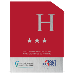 Panonceau à partir de 2025 CORSE - Classement Hôtel -