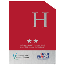 Panonceau à partir de 2025 CORSE - Classement Hôtel -