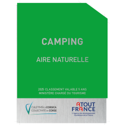 Panonceau à partir de 2025 CORSE Classement Aire Naturelle -