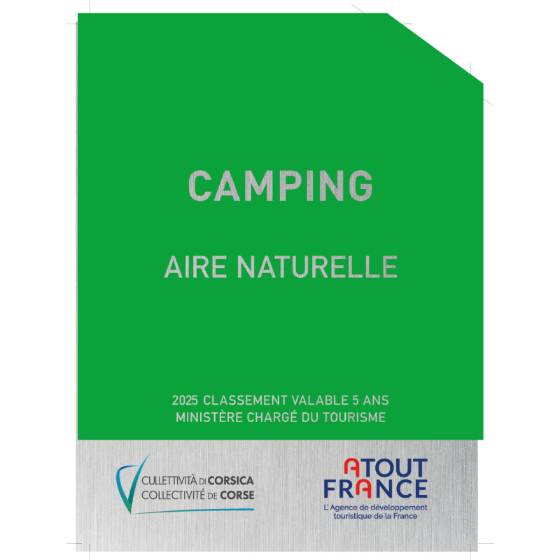 Panonceau à partir de 2025 CORSE Classement Aire Naturelle -