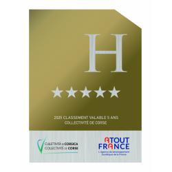 Panonceau à partir de 2025 CORSE - Classement Hôtel -