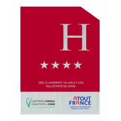 Panonceau à partir de 2025 CORSE - Classement Hôtel -