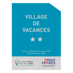 Panonceau à partir de 2025 CORSE - Classement Village de Vacances -