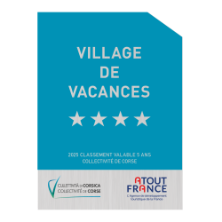 Panonceau à partir de 2025 CORSE - Classement Village de Vacances -