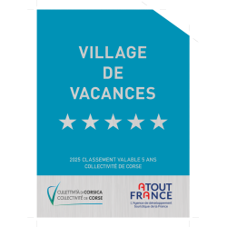 Panonceau à partir de 2025 CORSE - Classement Village de Vacances -