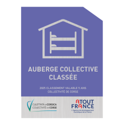 Panonceau de Classement CORSE - Auberge Collective -