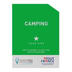 Panonceau à partir de 2025 CORSE Classement Tourisme -