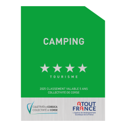 Panonceau à partir de 2025 CORSE Classement Tourisme -