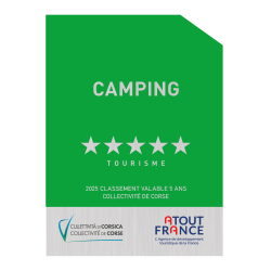 Panonceau à partir de 2025 CORSE Classement Tourisme -