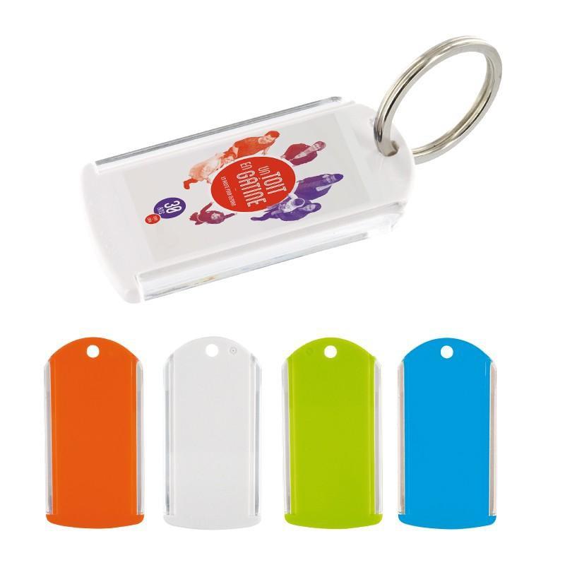 Porte Clé Etiquette sans marquage -  