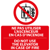 Ascenseur Interdit FR UK 10x10 -