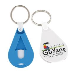 PORTE CLES PORTE JETON (anneau 25 mm) -  