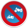 Interdit de Stationner Moto -  