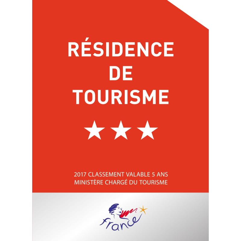 Panonceau de Classement Résidence de Tourisme - Panonceau de Classement Résidence de Tourisme -