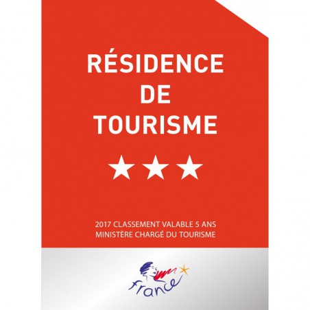 Panonceau de Classement Résidence de Tourisme