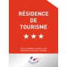 Panonceau de Classement Résidence de Tourisme -  