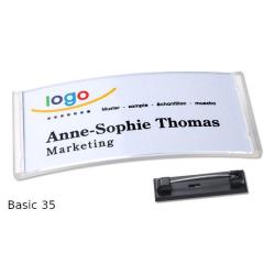 Badge Nominatif Basic 35 -  