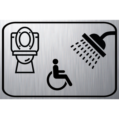 Logo Sanitaire WC DOUCHE Handicapé (PMR)