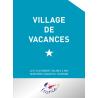 Panonceau de Classement Village de Vacances -  