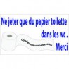 Panneau Papier WC Humour