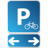 PARKING 2 ROUES avec flèches G & D -  