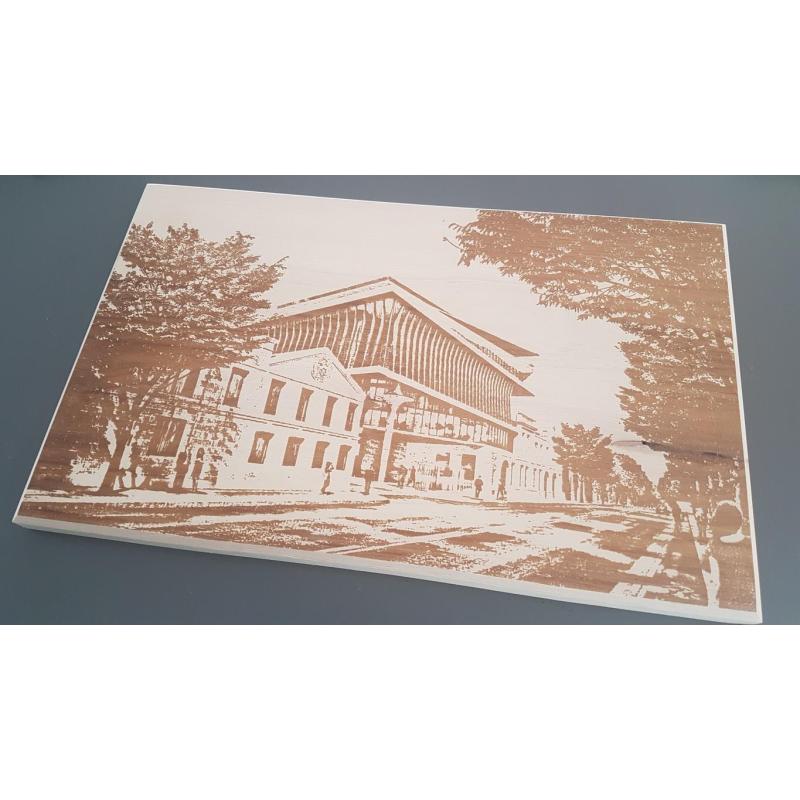 Gravure Photo sur Bois -  