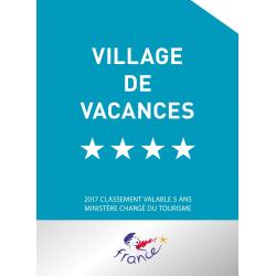Panonceau de Classement Village de Vacances -  