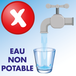 EAU NON POTABLE -  