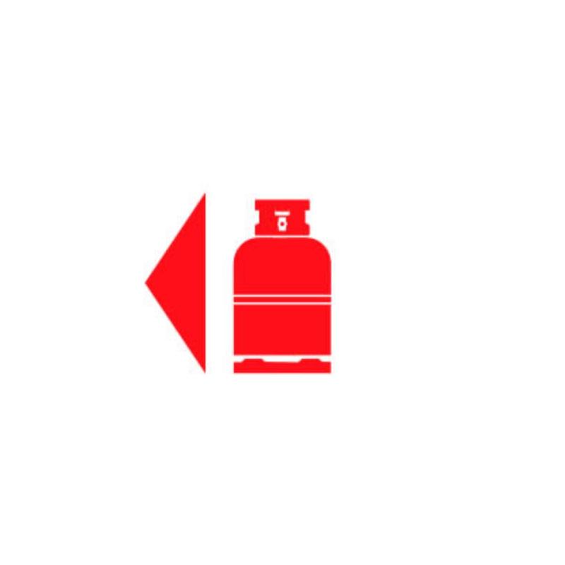 BOUTEILLE GAZ DIBOND 15x10 - BOUTEILLE GAZ DIBOND 15x10 -