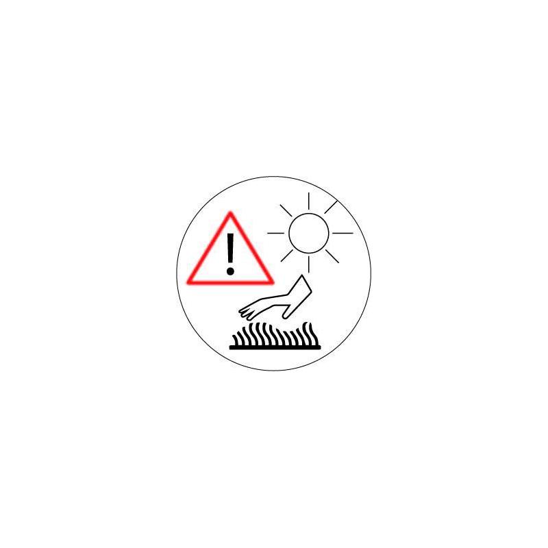 Sticker Attention surface brulante - Sticker Attention surface brulante -